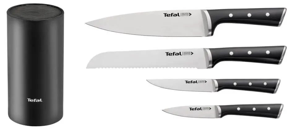 Set de cutite Tefal Ice Force K2325S75 5pcs (Black)