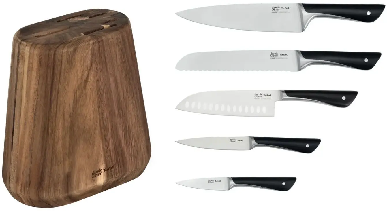 Набор ножей Tefal Jamie Oliver K267S556 6pcs (Black)