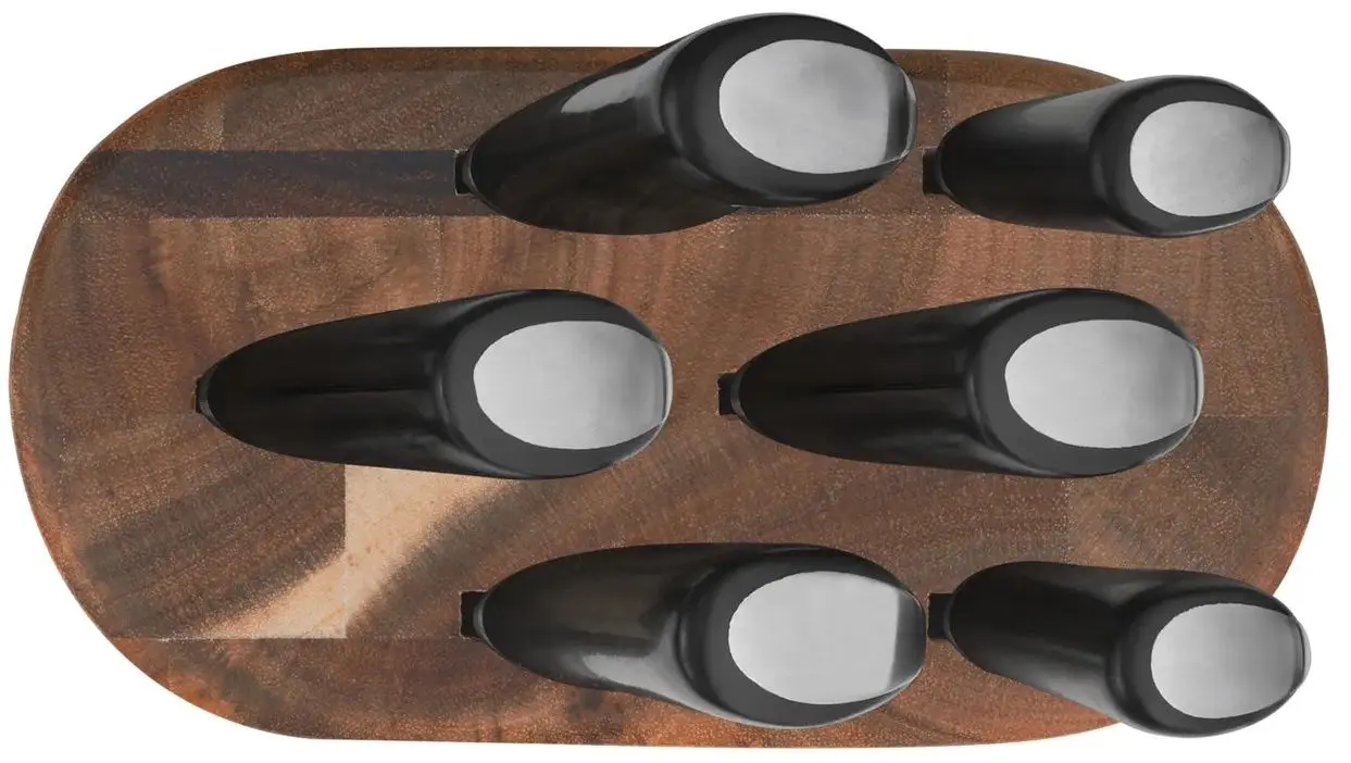 Набор ножей Tefal Jamie Oliver K267S656 7pcs (Black)