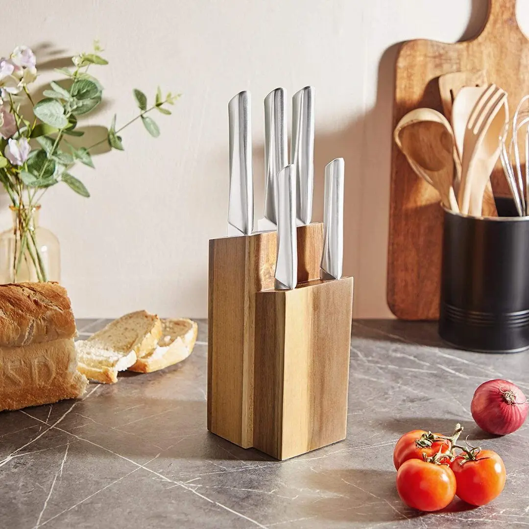 Set de cutite VonShef 1000304 (Wood/Silver) - 3