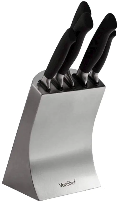 Set de cutite VonShef 1000316 (Black/Silver)