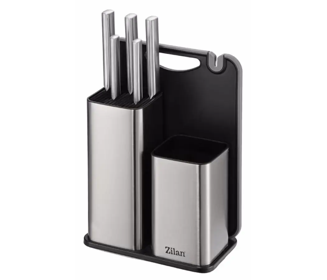 Набор ножей Zilan ZLN1627 (Black/Inox)