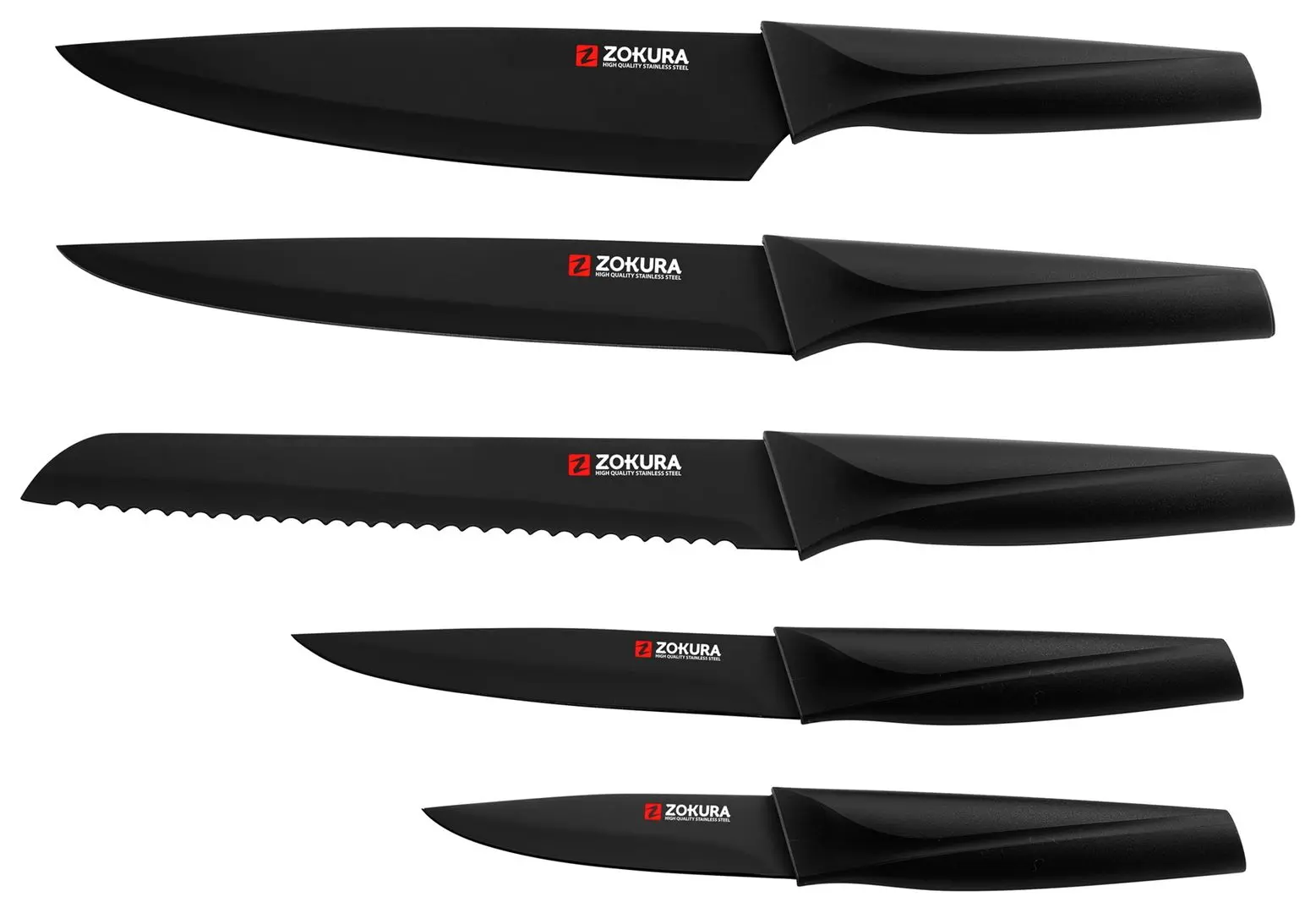 Set de cutite Zokura Z1026 (Black) - 2