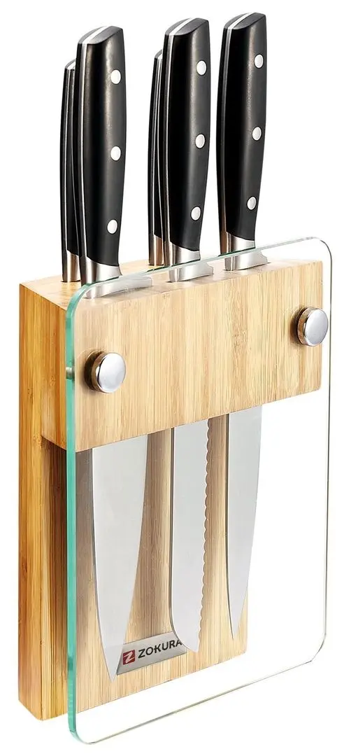 Set de cutite Zokura Z1218 (Black/Inox) - 3