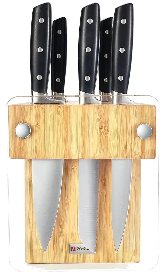 Set de cutite Zokura Z1218 (Black/Inox)