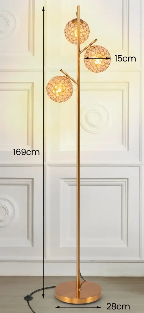 Lampadar Costway EU10152DE-GD (Gold) - 3