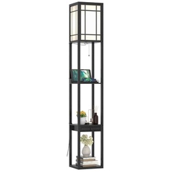 Lampa de podea cu rafturi Costway EU10009DE (Black)