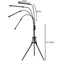 Lampadar pentru cresterea plantelor Gardlov 19388 (Black) Thumb