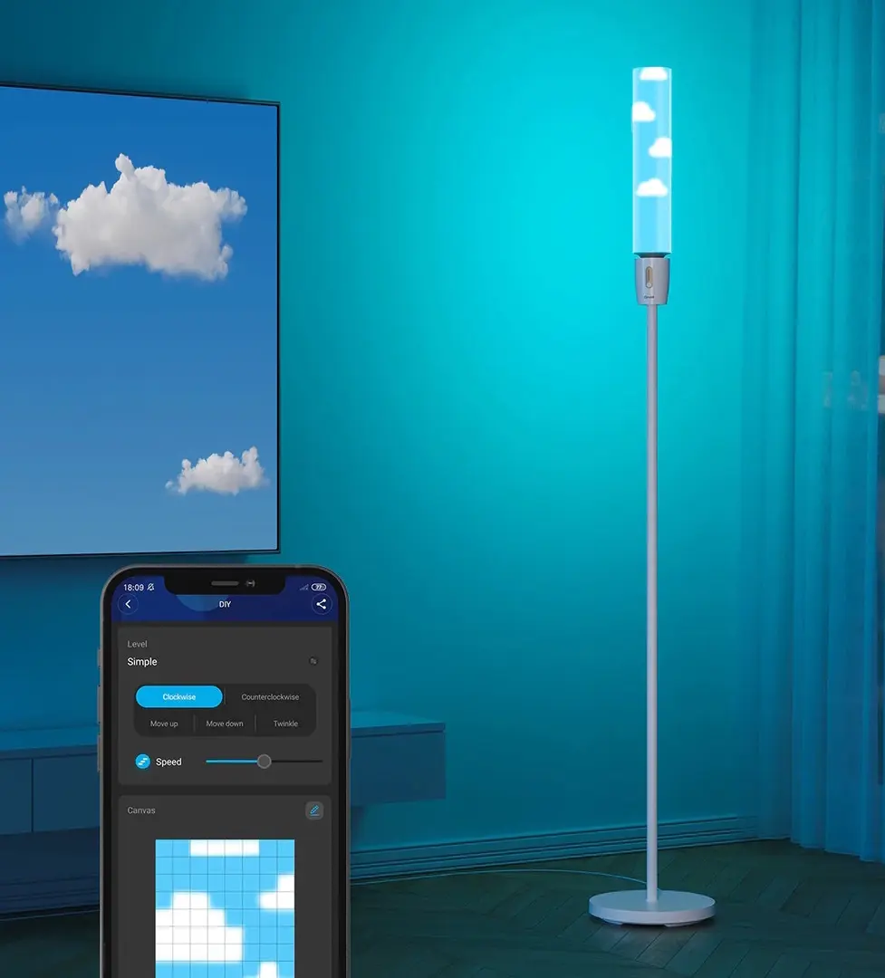 Умный торшер Govee H6078 RGBICW (White)