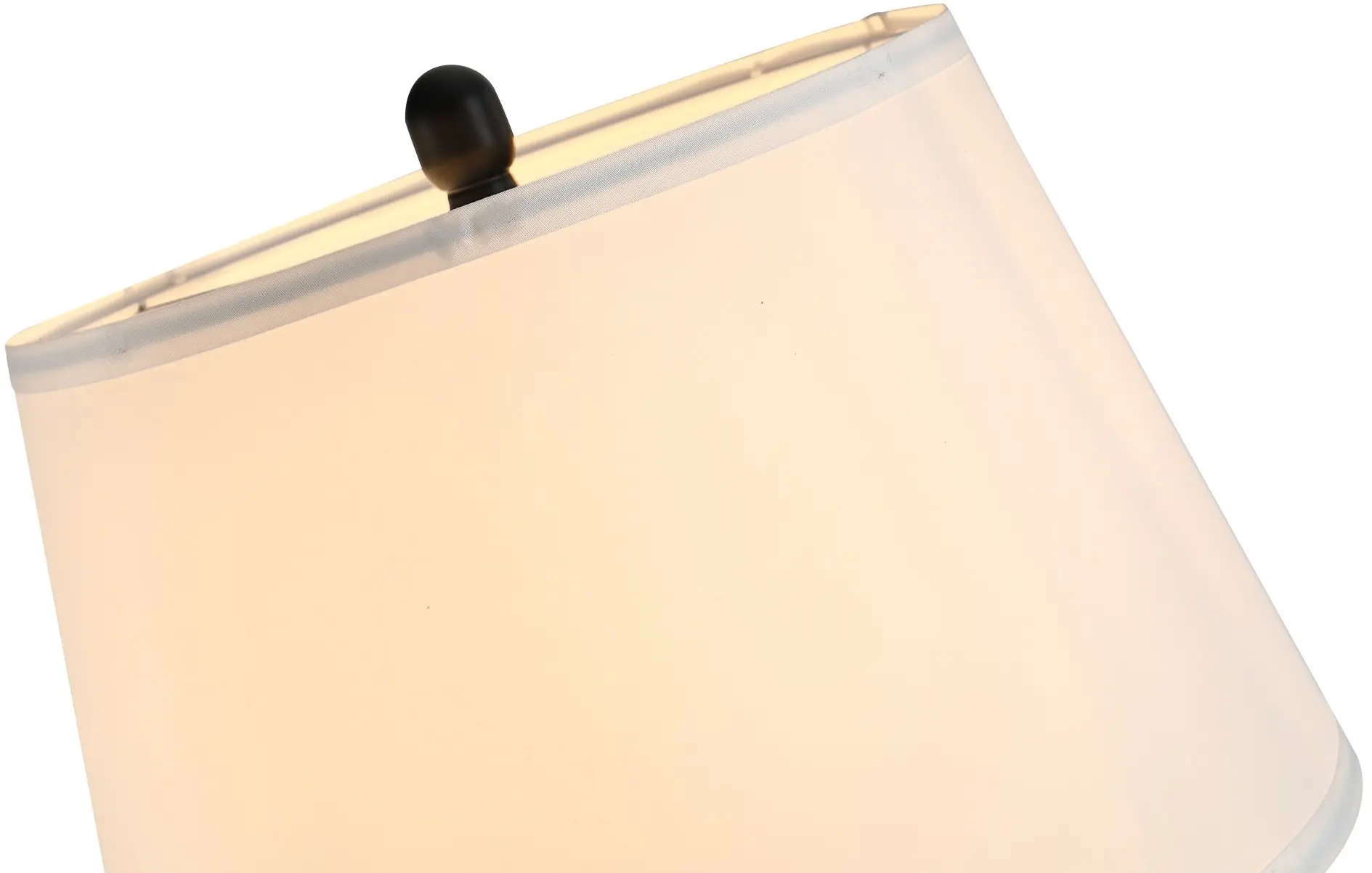 Lampadar + 2 lampi de masa Homcom B31-179 (Black/White) - 2