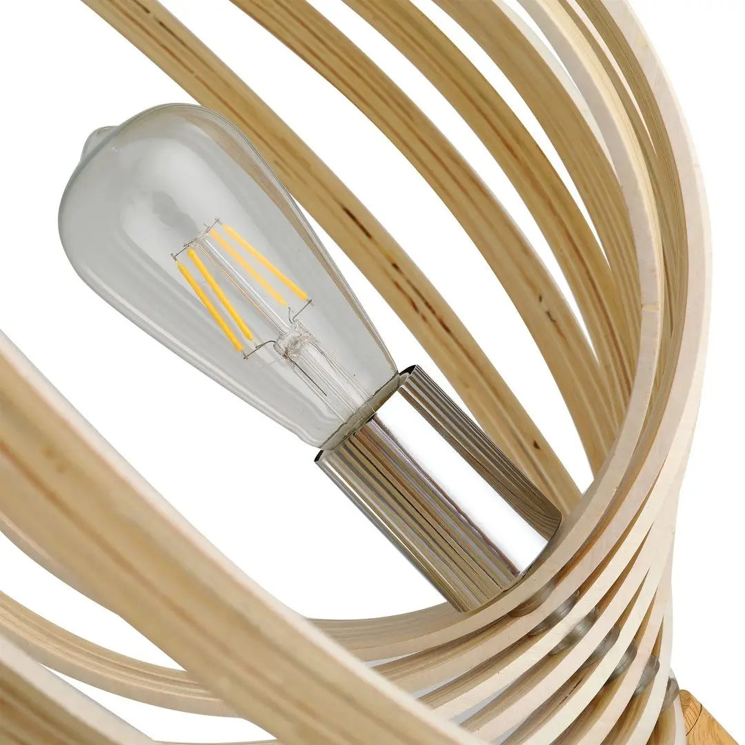 Lampadar Homcom B31-168 (Natural Wood)