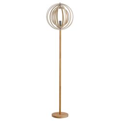 Lampadar Homcom B31-168 (Natural Wood)