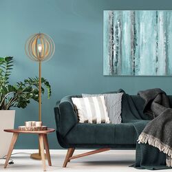 Lampadar Homcom B31-168 (Natural Wood) Thumb