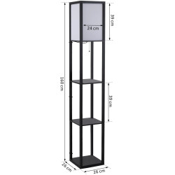 Светильник напольный Homcom 833-623 (Black) Thumb