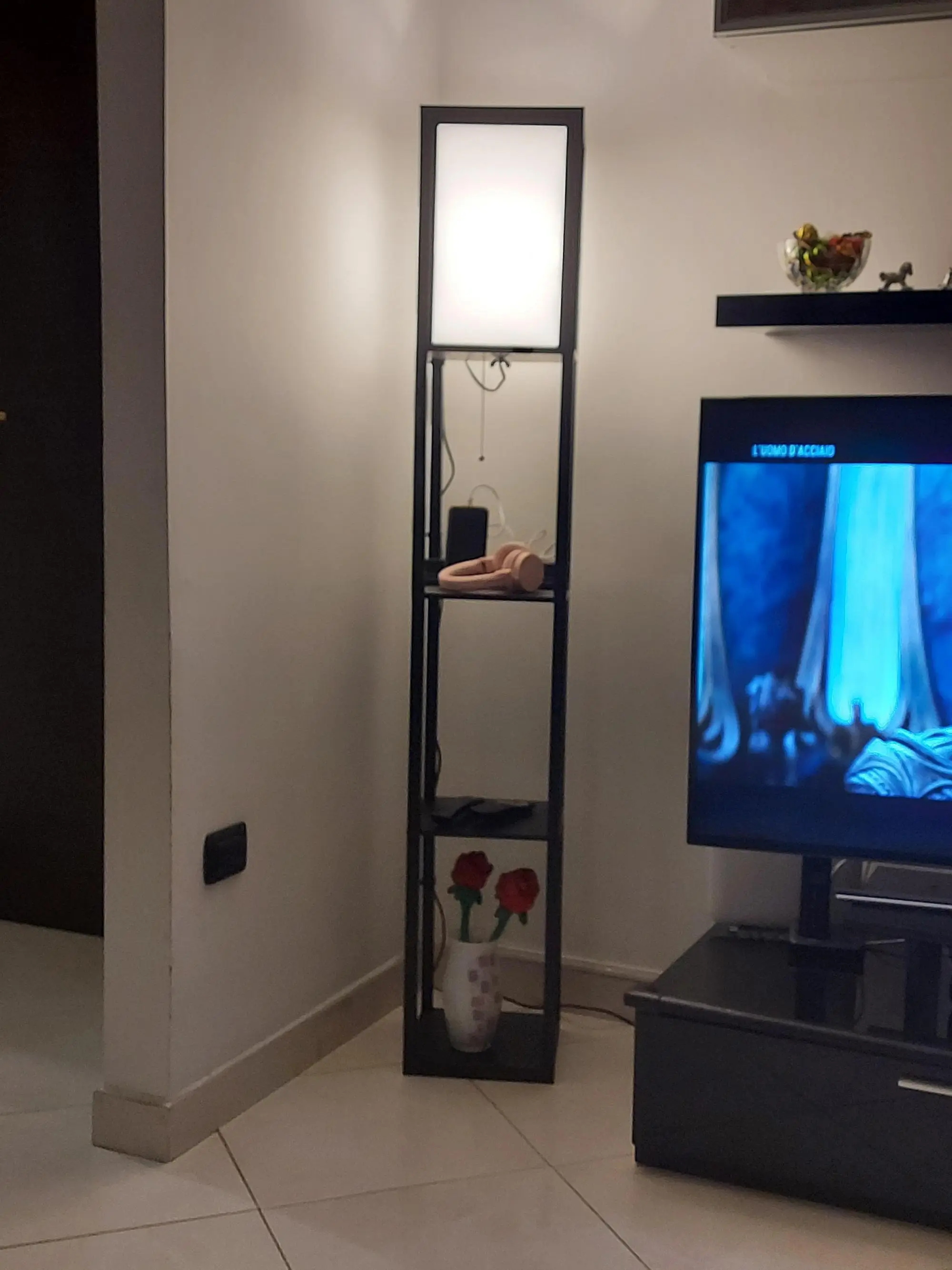 Lampadar Homcom 833-623V02 (White) - 7