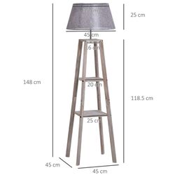 Lampadar Homcom B31-144 (Grey) Thumb