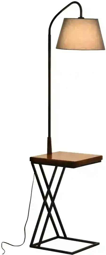 Lampadar Homcom B31-176V01 (Black/Grey)