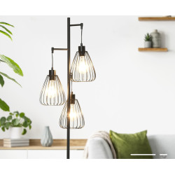 Lampadar Homcom B31-247 (Black) Thumb