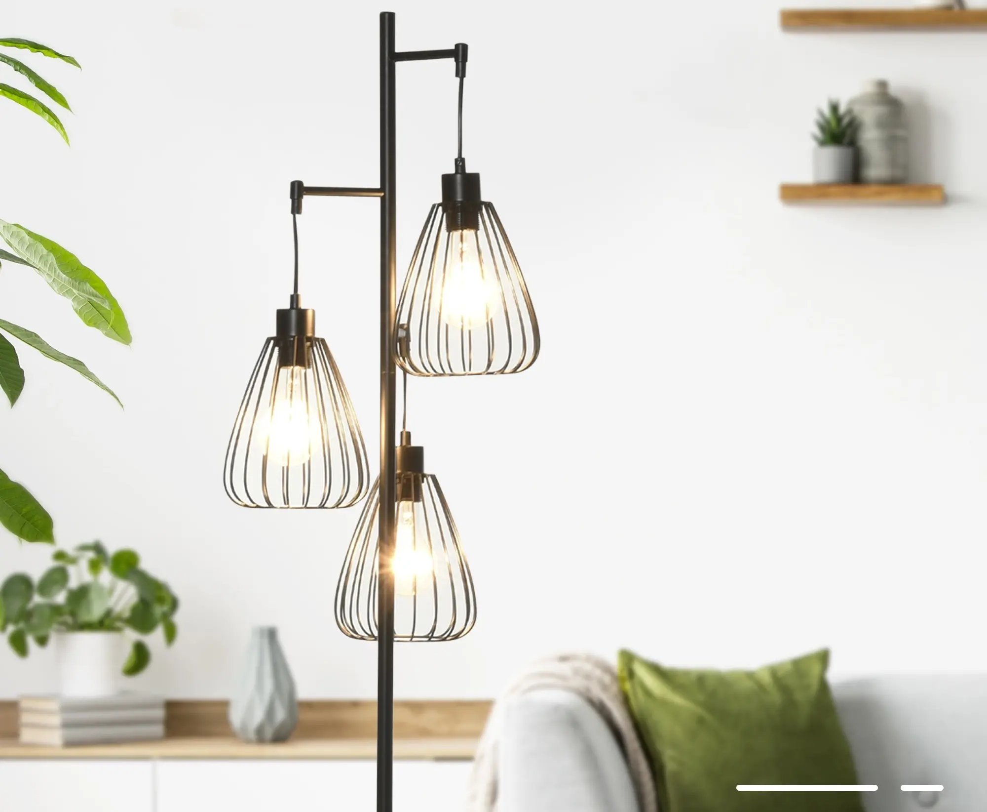 Lampadar Homcom B31-247 (Black) - 5