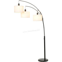 Lampadar Homcom B31-248V90 (Black/White)