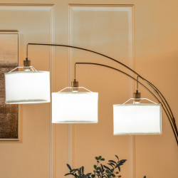 Lampadar Homcom B31-248V90 (Black/White) Thumb