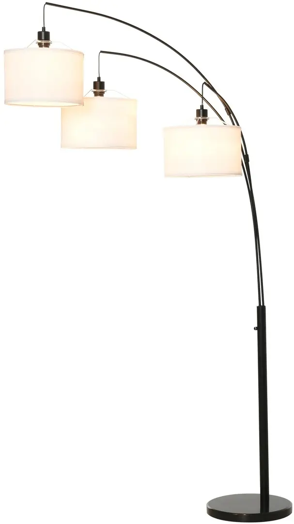 Lampadar Homcom B31-248V90 (Black/White)