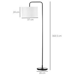 Lampadar Homcom B31-329 (Black/White) Thumb