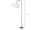 Lampadar Homcom B31-329 (Black/White)