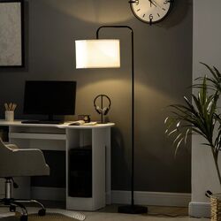 Lampadar Homcom B31-329 (Black/White) Thumb