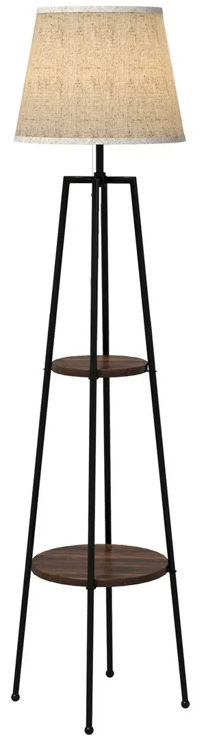 Светильник напольный Homcom B31-468V90BK (Black/Brown)