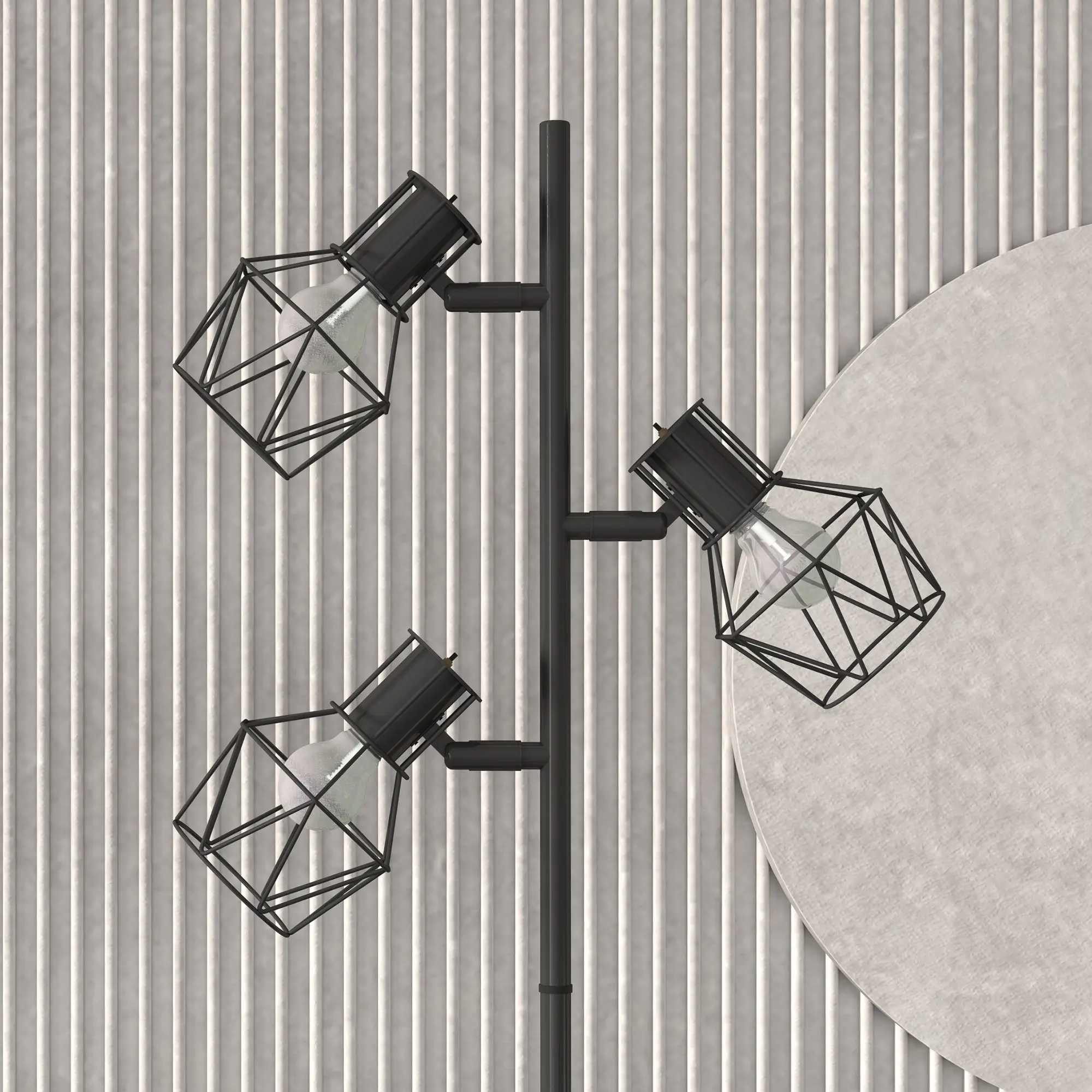 Lampadar Homcom B31-492V90BK (Black) - 2