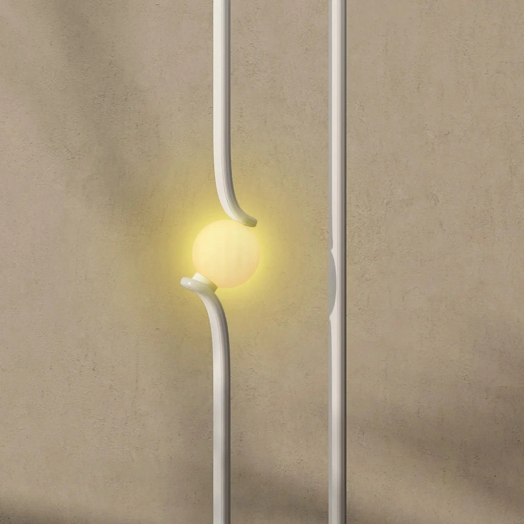 Lampadar Homcom B31-527V90WT (White) - 3