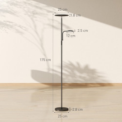 Lampadar Homcom B31-543V91BK (Black) Thumb