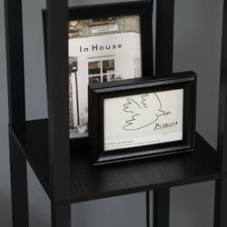 Lampa de podea cu rafturi Homcom B31-321V90 (Black) Thumb