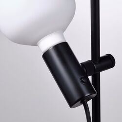 Lampadar Ikea Harslinga/Tradfri cu bec/smart nuante alb (Negru) Thumb