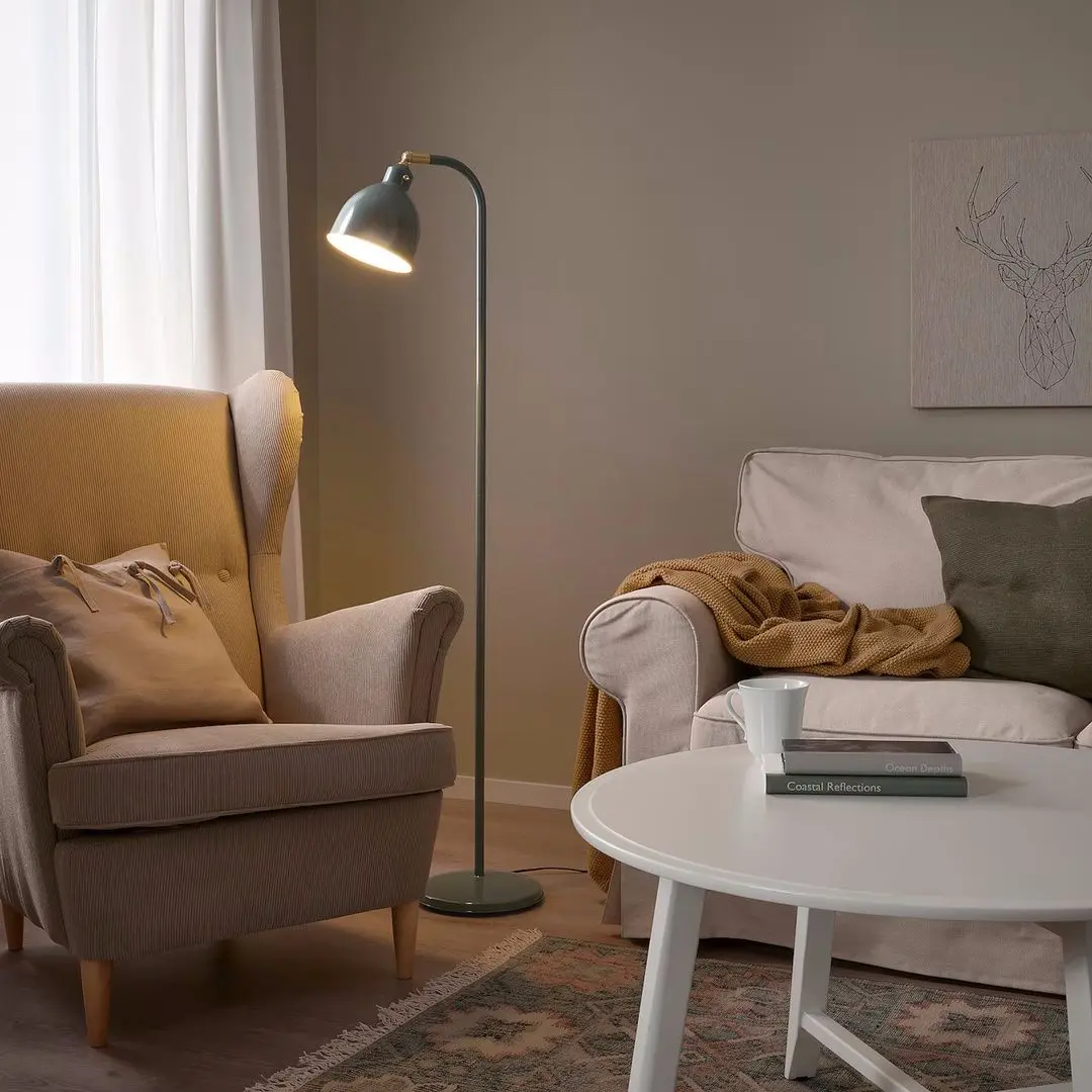 Lampadar Ikea Rodflik (Gri-Verde)