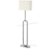 Lampadar Ikea Uppvind 150cm (Nichelat/Alb)