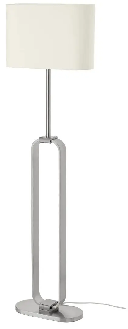 Lampadar Ikea Uppvind 150cm (Nichelat/Alb)