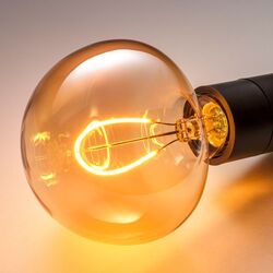 Lampadar Ikea Harslinga/Molnart ciuperca/sticla transparenta (Alb/Maro) Thumb