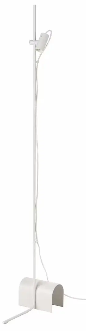 Lampadar Ikea Harslinga/Molnart ciuperca/sticla transparenta (Alb/Maro)