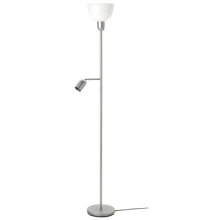 Lampadar Ikea Hektogram (Argintiu/Alb)