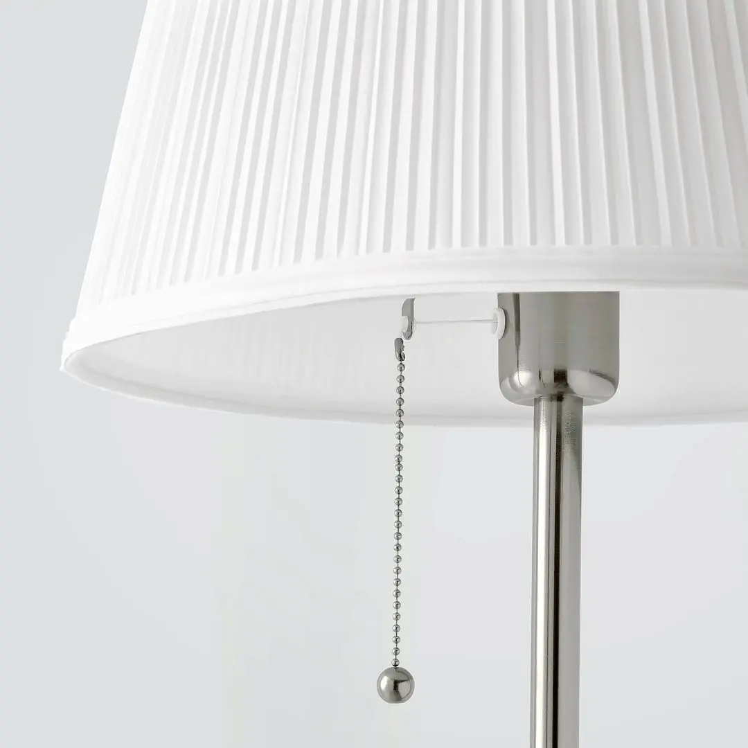Lampadar Ikea Arstid (Alb/Nichelat)