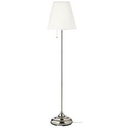 Lampadar Ikea Arstid (Alb/Nichelat)