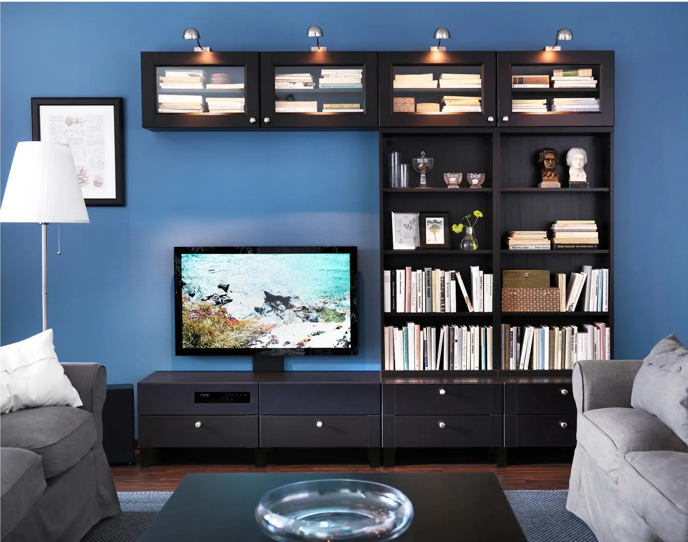 Lampadar Ikea Arstid (Alb/Nichelat)