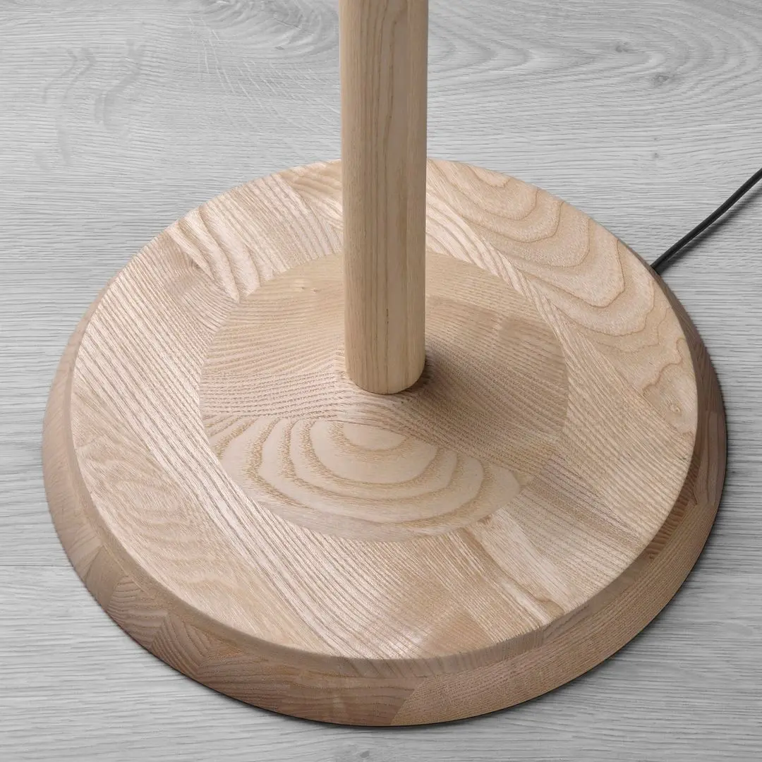 Lampadar Ikea Kinnahult (Frasin/Alb)