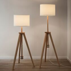 Lampadar Ikea Lauters (Frasin/Alb) Thumb