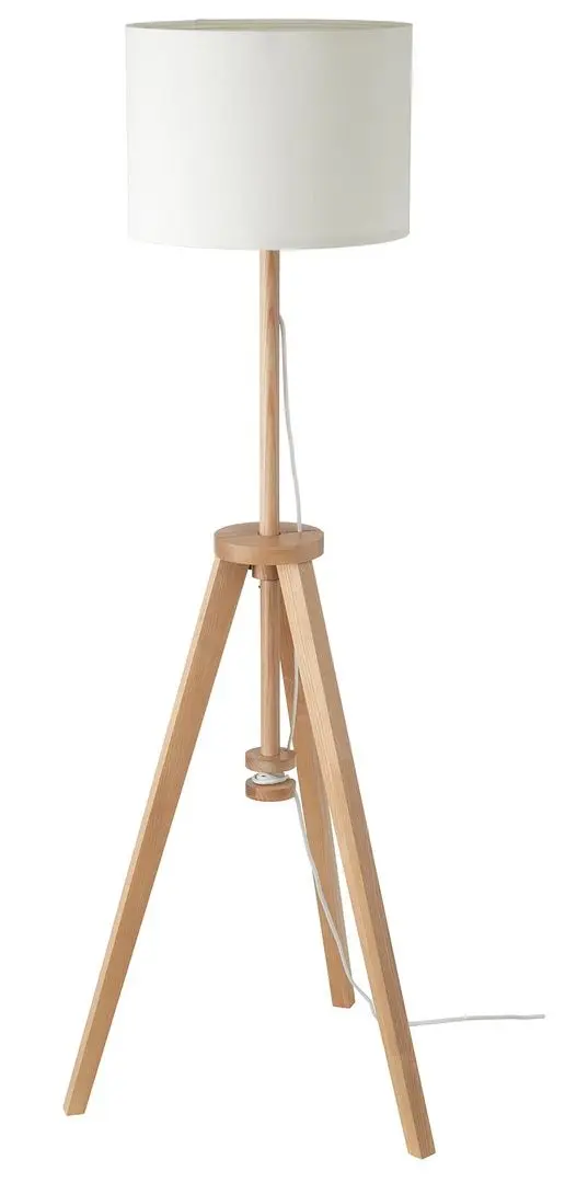 Lampadar Ikea Lauters (Frasin/Alb)