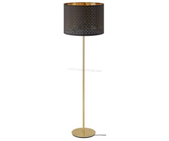 Lampadar Ikea Nymo/Skaftet (Negru Alamă/Alamă)