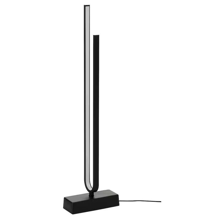 IKEA PILSKOTT Lustra LED, smart negru, 97 cm