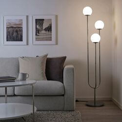 Lampadar Ikea Simrishamn opal sticlă (Cromat) Thumb